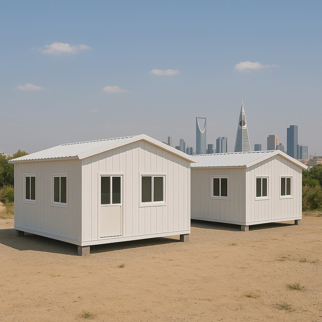 بيوت جاهزة ساندوتش بانل جديد للبيع في الرياض