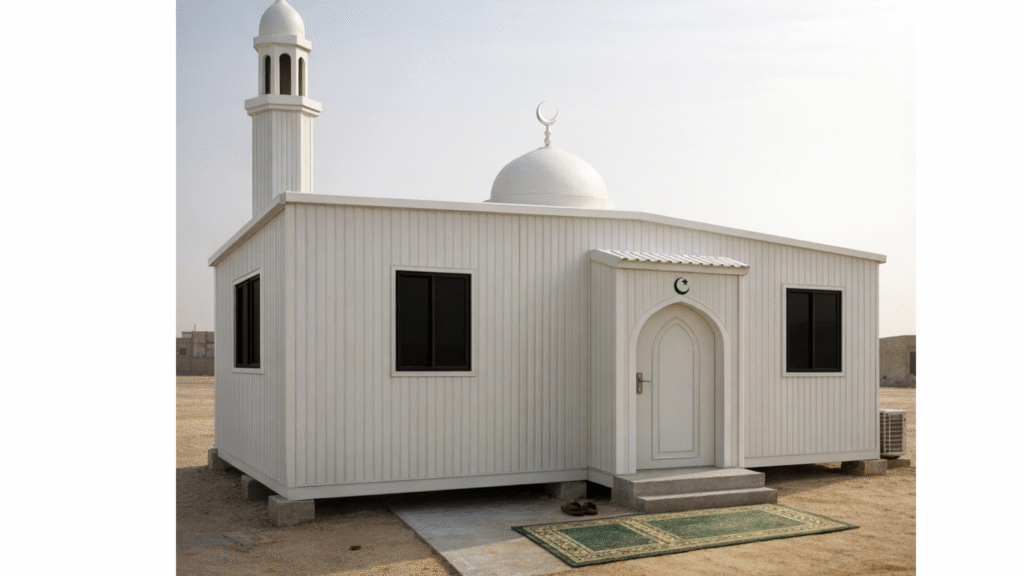 بركس مسجد جاهز ساندوتش بانل