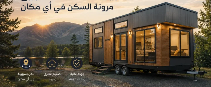 بيوت متنقلة للبيع: مرونة السكن في أي مكان